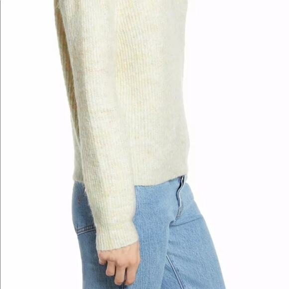 BP NWT Mark Pullover Sweater Multicolor Ivory  pink green Small - Picture 3 of 8